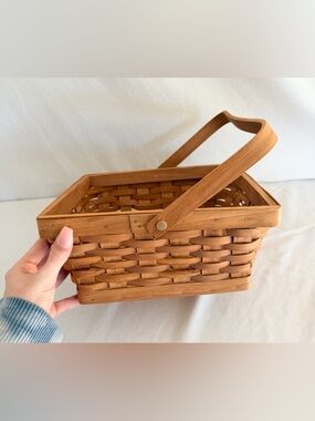 Vintage Woven Storage Basket